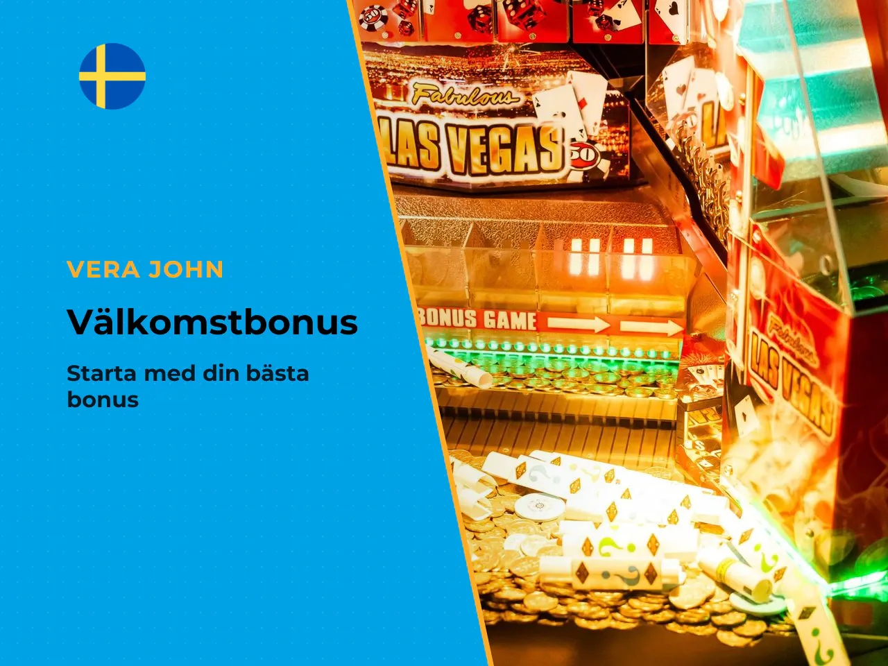 Välkomstbonus och free spins för nya