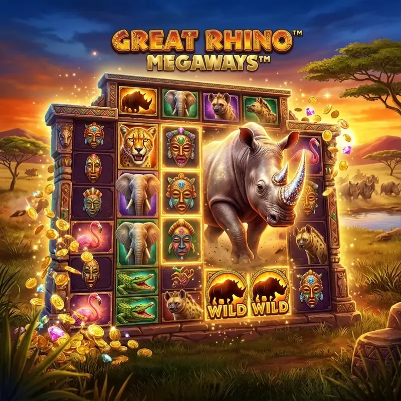 Great Rhino Megaways slotrecension, demo och