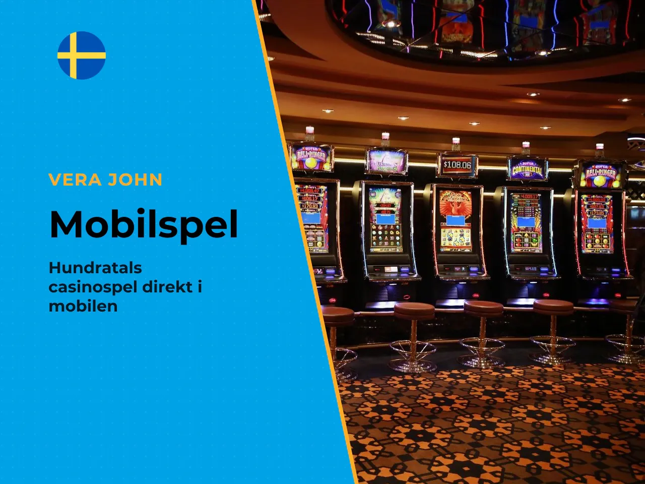 Spelutbud i Vera John mobile casino
