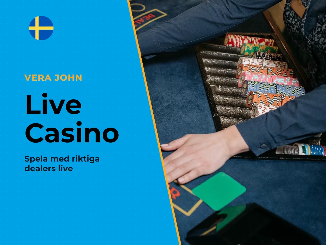Live casino och spel med riktiga