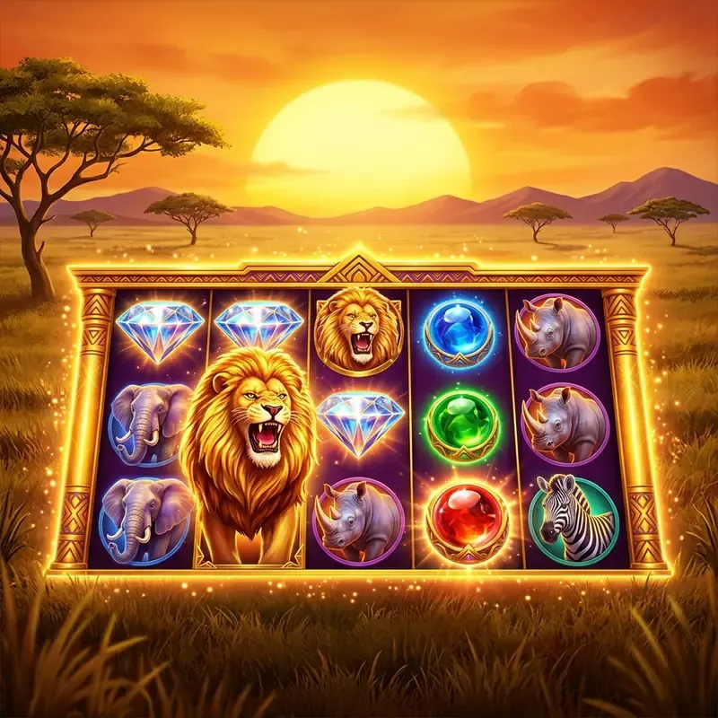 Lion Gems slot demo, bonusar och