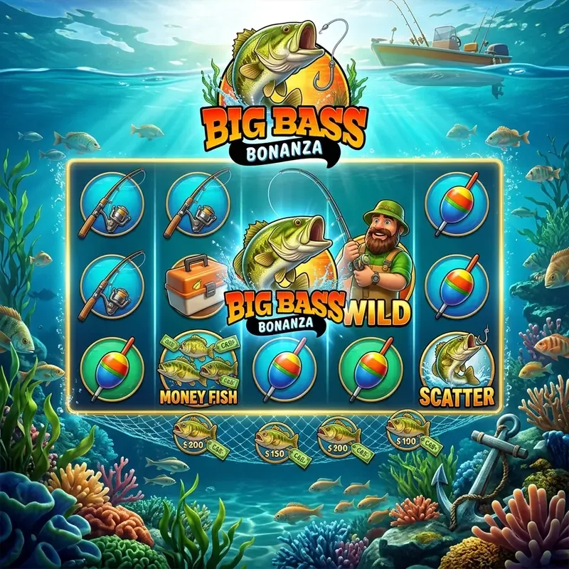 Big Bass Bonanza spela slot online