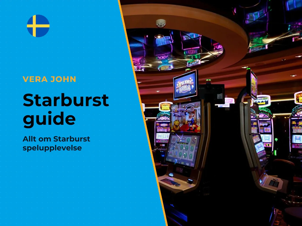 Hitta Starburst hos ett svenskt casino