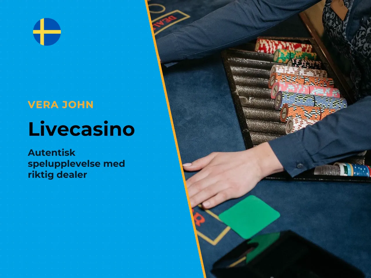 Vera John live casino och bordsspel